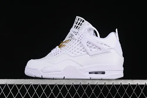All Categories Air Jordan Jordan Series Basketball Shoes Air Jordan 4 Air Jordan 4 "Net" AJ4 Joe 4 Grid White Retro Basketball Shoes FV7251-107